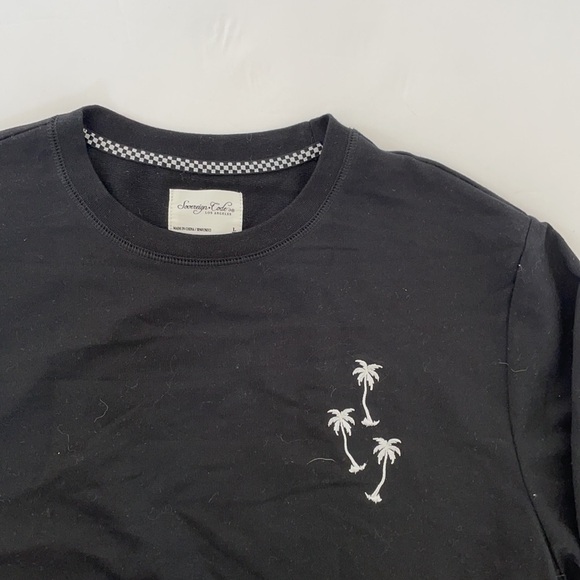 1917 Sovereign code black palm tree sweatshirt L - Picture 2 of 5
